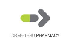 drive - thru pharmacy logo design