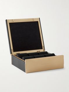 Carefully handcrafted in Canada, Charles Simon's 'Spence' watch box is an elegant way to store your collection. It's made from supple leather, lined in plush Alcantara and comes with six individual cushions to keep each timepiece safe and secure. Modern Rectangular Watch Case For Formal Occasions, Modern Rectangular Case Watch Accessories For Formal Events, Modern Rectangular Case Watch Accessories For Formal Occasions, Modern Rectangular Watch Accessories For Formal Occasions, Luxury Leather Watch Accessories With Polished Finish, Elegant Rectangular Case Watch Accessories As Gift, Elegant Rectangular Case Watch Accessories For Gift, Formal Leather Watch Accessories With Rectangular Case, Formal Rectangular Watch Case Accessories