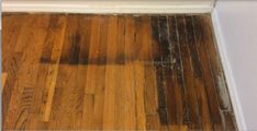 a wood floor that has been cleaned and sealed