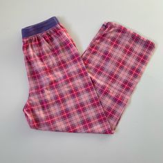 Purple And Pink Pajama Pants. Size L. Nwot. Bundle To Save. Pink Pajamas With Pockets, Pink Cotton Wide Leg Sleepwear, Casual Pink Wide Leg Sleepwear, Purple Cotton Pants For Loungewear, Lavender Cotton Lounge Pants, Casual Purple Bottoms For Pajama Party, Lavender Cotton Pants For Loungewear, Purple Elastic Waistband Pants For Loungewear, Lavender Cotton Loungewear Pants