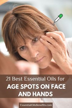 Say goodbye to age spots with the power of essential oils! 🌿 From Frankincense to Lemon, this guide covers the top 21 oils for face and hands. Learn how to safely and effectively reduce dark spots with natural remedies and DIY recipes. #AgeSpotsTreatment #NaturalSkincare #EssentialOils Essential Oils For Brown Spots On Face, Essential Oil Dark Spot Remover For Face, Age Spots Essential Oils, Essential Oils For Age Spots, Essential Oils For Wrinkles, Oils For Wrinkles, Oils For Face, Essential Oils For Congestion, Essential Oils For Cough