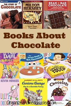 books about chocolate with text overlay