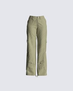 Turn heads and slay your back to school outfits with our main character looks 💅 Olive Utility Cargo Jeans, Spring Military Green Cargo Pants, Spring Cargo Style Khaki Parachute Pants, Spring Khaki Cargo Parachute Pants, Spring Military Cargo Parachute Pants, Trendy Green Cargo Parachute Pants, Olive Cargo Pants With Pockets For Outdoor, Spring Khaki Cargo Pants With Multiple Pockets, Olive Cargo Pants With Cargo Pockets For Outdoor