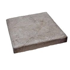 a square stone block on a white background