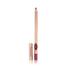 Love Trap - Lip Cheat - Peachy-brown Lip Liner Pencil | Charlotte Tilbury Charlotte Tilbury Love Trap, Brown Lip Liner, Lip Liner Pencil, Red Carpet Beauty, Berry Lips, Lip Liners, Wishlist 2024, Lip Shapes, Perfect Lips