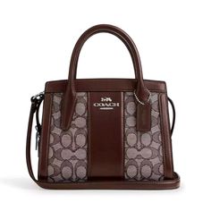 Coach Andrea Carryall Bag Brand New With Tag Comes With Dustbag Comes With Removable Strap Open To Reasonable Offers Brown Silver, Carry All Bag, Coach Leather, Bag Brand, Hand Bag, Shoulder Handbags, Smooth Leather, Coach Bags, Cartier