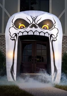 Skull Archway, Hunted House, Handmade Halloween Decorations, Outdoor Halloween Decor, Inflatable Party Decorations, Inflatable Pumpkin, Scary Decorations