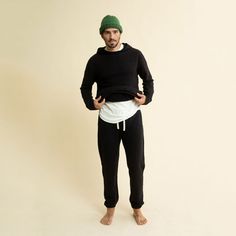 These are the sweatpants that all other sweatpants idolize. Perfect for lounging, going to the gas station for milk and for jogging backwards. Slouchy and roomy, but not over-sized Mid-weight 55 Hemp | 45 Organic Cotton French Terry Features flat woven cord for extra stretch, prevent fraying and pull throughs Mens sizing, unisex style. Available in stripes. See this style on female models here. XS = 28-30 S = 30-32 M = 32-34 XL = 34-36 Hemp Clothing, Hemp Fabric, Indie Design, Gas Station, Unisex Style, Flat Design, Unisex Fashion, French Terry, Fabric Care