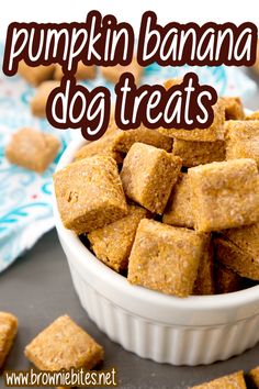 recipe for pumpkin banana dog treats. Pumpkin Banana Dog Treats, Banana Dog Treats, Concrete Painting