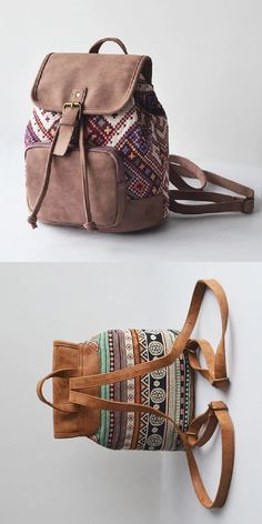 The Bohemian's Backpack Brown Bohemian School Bags, Bohemian Brown School Bag, Bohemian Beige Backpack, Bohemian Brown Backpack For Everyday, Bohemian Everyday Backpack, Bohemian Style Brown Backpack, Bohemian Brown Standard Backpack, Everyday Brown Bohemian Backpack, Beige Bohemian Style Backpack