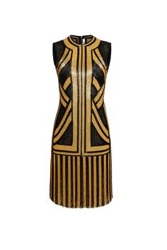 BEADED JEWEL NECK SLEEVELESS DRESS – Naeem Khan Boat Neck Dress, Naeem Khan, Beaded Jewels, Timor Leste, Jewel Neck, Caicos Islands, Turks And Caicos Islands, Lead Time, Boat Neck