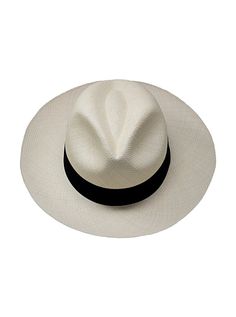 Brand: Gamboa Color: Natural Material: Toquilla Straw Brim: 8 cm. (3.15")Grade: 25 (Fine Fine)learn more Sweatband: Cotton Twill, 7 cm (2 3/4") Crown: 11 cm. (4.3") Ribbon: Linen Description: A luxurious hat, handmade in Montecristi, the worldwide famous Panama Hat town in Ecuador. This Panama Fedora hat (Tuis) is a top quality, classic and elegant hat. Each hat is individually blocked and trimmed to meet the highest quality standards.Roll Up Classic White Hat Bands For Spring, White Adjustable Panama Hat For Formal Occasions, Classic White Adjustable Straw Hat, Classic White Adjustable Fedora, White Adjustable Classic Straw Hat, Classic White Adjustable Hat, Classic Adjustable White Hat, White Panama Hat For Spring Formal Events, Classic White Hat