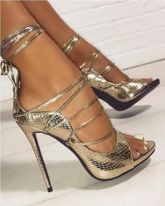 Heel Height: High (5cm-8cm) Heel Accessories, Gladiator Heels, Prom Heels, Block Style, Jeans Outfit, Lace Up Heels, Heeled Sandals, Strappy Heels, High Heel Sandals