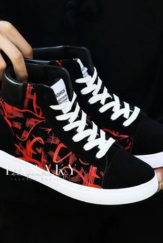 Lasaky - Martin High-Top Boot Socialite Sneakers can be rewritten as Premium Martin High-Top Boot Sneakers for the Fashion-forward Socialite Spring Letter Print Lace-up Sneakers, Trendy Lace-up Sneakers With Letter Print, Trendy Breathable High-top Sneakers With Round Toe, Spring Urban High-top Sneakers With Round Toe, Red Lace-up High-top Sneakers For Spring, Spring Low-top Sneakers With Letter Print, Trendy High-top Breathable Skate Shoes, Urban Skate Shoes With Round Toe For Spring, Spring Lace-up Sneakers With Letter Print