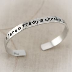 Hey, I found this really awesome Etsy listing at https://www.etsy.com/listing/127085892/personalized-hand-stamped-bangle Silver Name Bracelet Hand Stamped For Personalized Gift, Hand Stamped Silver Name Bracelet For Gift, Silver Hand Stamped Name Bracelet As Gift, Silver Hand Stamped Name Bracelet Gift, Silver Hand Stamped Name Bracelet For Anniversary, Sterling Silver Hand Stamped Cuff Bracelet Gift, Adjustable Silver Bangle With Custom Name, Personalized Silver Bangle For Friendship, Personalized Stamped Name Bangle Bracelet