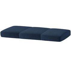 an image of a blue bench cushion