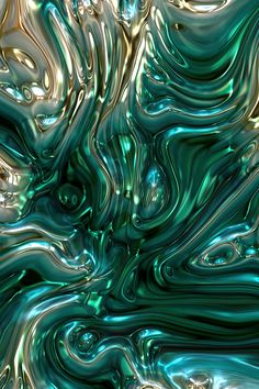 Experimental graphic collection. Lock screen wallpaper. Colorful background. #design #wallpaper Blue And Green, Blue Green, Green, Gold, Blue