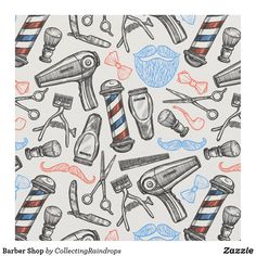 Barber Shop Fabric Barber Shop Wallpaper, Barber Shop Art, Barber Wallpaper, Dk Logo, Kids Barber, Barber Gifts, Barber Shop Interior, Winter Headwear, Skull Decal