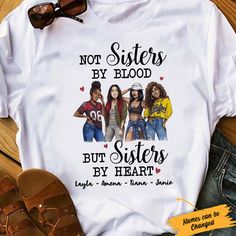 Get your product: Personalized Bwa Sisters By Heart T Shirt
1. PRODUCT INFORMATION:

Proudly printed in America
5.3 oz, unisex fit
Heavy cotton, classic midweight fabric
Material: 100% cotton | Dark Gray: 50% cotton:50% polyester | Light Gray: 90% cotton:10% polyester
Double-needle stitched neckline, bottom hem, and sleeves
Quarter-turned to eliminate center crease
7/8 inch collar
Tear-away label
Machine-wash safe
Copyrighted artwork
2. SIZE CHART:
3. RETURN:
We will gladly issue you a replaceme Heart Tshirt, Sisters By Heart, Heart T Shirt, T Shirts With Sayings, Shirts With Sayings, Fashion Company, Girls Tshirts, New Fashion, Diva