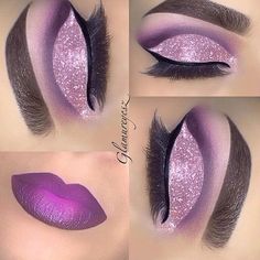 “Stunning  @makeupbyglamureyesz used Double Bubble for this gorgeous cut crease Details on her page @makeupbyglamureyesz” Different Eyes, Glitter Smokey Eye, Glitter Shadow, Make Up Inspiration, Glitter Makeup, Makeup Guru