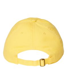 Relaxed Golf Dad Hat - YELLOW - ADJUSTABLE | CAP AMERICA Relaxed Golf Dad Hat in Yellow Size Adjustable | Cotton Chino Twill Adjustable Yellow Hat, Yellow Cotton Trucker Hat, Yellow Curved Brim Baseball Cap For Sports, Sporty Adjustable Yellow Baseball Cap, Yellow Cotton Trucker Hat With Curved Brim, Yellow Sports Trucker Hat With Curved Brim, Yellow Sports Hat With Curved Brim, Yellow Baseball Cap With Curved Brim, Adjustable Yellow Sports Hat