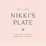 the cover of nikki's plate creating a happy, homemade life - style