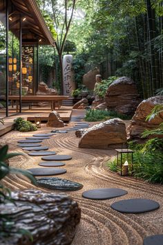 25 Stunning Small Garden Layout Ideas green Japanese Garden Design Small Water Features, Zen Garden Layout, Small Space Japanese Garden, Japanese Garden Landscape Plan, Small Garden Layout Ideas, Rose Landscaping, Zen Backyard Ideas, Japanese Zen Garden Mini, Lush Backyard