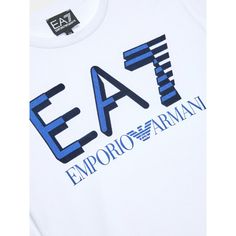 EA7 Emporio Armani T-särk 6RBT58 BJ02Z 1100 Valge Regular Fit Emporio Armani, Kids Tshirts