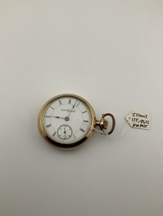 Vintage Illinois 11 Jewel 18 size Rare Lever Set Pocketwatch with Key Wind Post. Goldfilled Case. it works great. Please see the pictures for details. Classic Formal Watch Accessory With Stopwatch, Timeless Formal Watches With Stopwatch, Pocket Watches, Jewellery And Watches, Illinois, Favorite Jewelry, Jewelry Watches, Accessory Gift, It Works