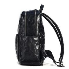 Whether you're on your way to the office, participating in business meetings, or setting off for a weekend getaway, this leather backpack serves as the ideal companion for the modern man on the move. Its versatile design seamlessly transitions between professional settings and casual outings, ensuring that you make a stylish statement wherever you go. The leather construction not only adds a touch of sophistication but also guarantees durability for your on-the-go lifestyle. Equipped with ample storage space, it accommodates your work essentials during weekdays and seamlessly transitions to a reliable travel companion for your weekend escapades. The thoughtfully crafted details and modern aesthetic make it a go-to accessory, effortlessly blending functionality with a refined sense of style Modern Office Backpack With Leather Backing, Functional Leather Business Backpack With Zipper, Functional Leather Backpack For Business With Zipper, Modern Office Backpack With Luggage Sleeve, Functional Leather Backpack For Office, Leather Backpack With Luggage Sleeve For Business Trips, Leather Backpack For Business Trips With Luggage Sleeve, Modern Leather Backpack With Luggage Sleeve, Modern Business Backpack With Leather Backing