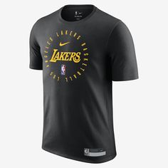 A sweat-wicking legend returns to level up your fan wear. Show your love for the Lakers in this classic-fit tee. Basketball Style, Nba T Shirts, Lakers Basketball, Nike Design, Nike T, Nike Tees, Los Angeles Lakers, Nike Shirts, Workout Tee