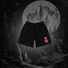 Gothic Gargoyle Athletic Shorts by Great Wicked Dark Upgrade your workout gear with Great Wicked Dark's Gothic Gargoyle Athletic Shorts. Featuring a bold gargoyle graphic, these shorts blend dark style with high-performance comfort. Perfect for goth/alt fitness fashion, they offer a unique look and durable, breathable fabric. GRAPHIC PRINTING Our Gothic Gargoyle Athletic Shorts feature high-quality, professionally printed designs. The bold gargoyle graphic stands out brilliantly on our dark-colored fabric, offering a striking look that's both edgy and unique. CARE INSTRUCTIONS To keep your item looking its best: * Turn it inside out before washing * Machine wash warm/cold * Do NOT bleach * Do NOT dry clean * Do NOT iron directly on the design SHIPPING & PRODUCTION TIME Each item is printed Gothic Shorts Outfit, Black Gothic Shorts For Alternative Fashion, Gothic High Waist Fitted Shorts, Gothic Black Shorts, Black Moisture-wicking Shorts For Streetwear, Gothic Gargoyles, Dark Gothic, White Flats, Athletic Shorts