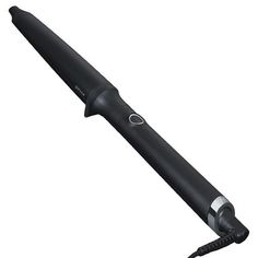 The Creative Curl Wand from GHD is the perfect tool to create tousled, beachy waves, that will maintain their shape all day long. Its barrel guarantees constant temperature along its length for healthy curls while its insulating tip provides support and safety during styling. features For beachy, natural-looking curls From round 28mm base to oval 23mm tip Helps create a wide range of glamourous curls and waves Cool tip  Optimum styling temperature of 185ºC Professional length swivel cord Ultra-zone™ technology Safety stand Universal voltage Automatic sleep mode  25s heat-up time 2 year waranty Ghd Creative Curl Wand, Curl Wand, Healthy Curls, Natural Looking Curls, Punky Color, Brazilian Bond Builder, Colour Touch Wella, Velcro Rollers, Hot Rollers Hair