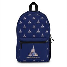 Disney 50th Anniversary backpack Perfect for every day use or trips to the theme parks! Also a unique and adorable bag for school! Got space? With our roomy and durable backpack, you will have plenty! This bag is made from spun polyester and weights 1.3 lbs - just enough to be light, strong and long-lasting. Grab it, stow it, throw it onto the seat next to you, this backpack can take it, and so will you, wherever you go! ***SEND ME A MESSAGE IF YOU NEED TO ORDER MORE THAN WHAT IS LISTED AS AVAIL Disney Backpack, Disney 50th Anniversary, Durable Backpack, Designer Backpack, Bag For School, Disney Gift, Disney Planning, Disney Bag, Sewing Tags