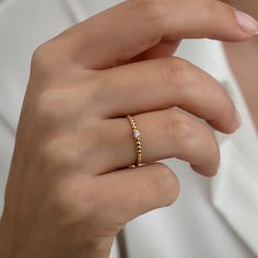 14K Gold Stone Granulation Combinable Minimal Ring, Christmas Gift, Xmas Gift, Valentine's Day Gift, Gift for Wife, Gift for Bestfriend, Gift for Daughter, Engagement Ring, Gift for Mom ITEM DETAILS ❆ All our jewelleries are handmade with Love and Care 💓 ❆ Material: 14K Gold. ❆ Gram: 0,77 gr ❆ Each item is made to order. Since all of our products are handmade, there may be -) 10% deviation in the specified weight. ❆ DO YOU LIKE THIS RING? You can get more information about it below but if you h Minimal Gold Ring, Minimal Gold, Minimal Ring, Single Stone, Gold Stone, Ring Dainty, Dainty Ring, Love Ring, Turquoise Stone