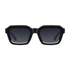 The Naya sunglasses feature the most exclusive design. Stylish, fresh and careless. This model is inspired by the 70’s but its squared shape adds them with a modern touch. Black Sunglasses, Exclusive Designs, All Black, Sunglasses, Black, Design, All Blacks