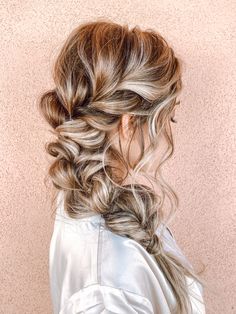 Side Braid Wedding, Bride Hairstyles For Long Hair, Bohemian Wedding Hair, Wedding Hair Up, Side Braid Hairstyles, Bridesmaid Hair Makeup, Cute Braided Hairstyles, Side Hairstyles, Long Hair Wedding Styles