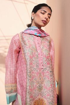 Cleo – Sania Maskatiya International Saniya Maskatiya, Summer Kurti, Net Shirt, Pastel Color Palette, Kurta Patterns, Indian Party Wear, Pakistani Fashion Party Wear, Dress Neck Designs, Sleeves Designs For Dresses