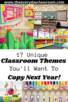 classroom themes you'll want to copy next year