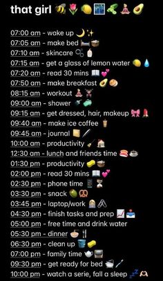 Morning Routines List, Daily Routine Schedule, Routine Aesthetic, Girl Routine