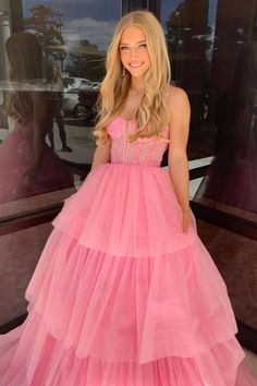 Puffy Corset Dress, Prom Dress Sleeveless, Formal Party Dresses, Prom Dress Inspo, A Line Evening Dress, Mismatched Bridesmaid Dresses, Wedding Dresses With Flowers, Cute Prom Dresses, Long Evening Gowns