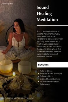 Immerse yourself in the soothing waves of sound healing meditation. 🎶✨ Experience the profound relaxation and balance that sound therapy offers as it harmonizes your mind, body, and spirit. Explore the therapeutic effects of sound, from singing bowls to crystal harps, and discover a path to inner peace and well-being. Dive into the world of sound healing today! 🧘‍♂️🌟 #SoundHealing #Meditation #InnerHarmony #HolisticWellness #Relaxation Sound Frequencies, Inner Harmony, Sound Meditation, Mood Enhancers, Mind Body And Spirit, Mental Training, Singing Bowl, Healing Meditation