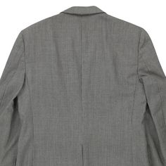 Description:Vintage grey Burberry blazer, fits large.GENDER: mens CONDITION: good - stains on front and sleeve.STYLE: blazerERA: 1990sCOLOUR: greyFABRIC: cotton blendNotes: 20'' pit to pit. Gray Business Suits, Gray Long Sleeve Business Suits, Classic Gray Blazer With Welt Pockets, Gray Business Blazer With Welt Pockets, Gray Single-breasted Blazer For Business Casual, Gray Long Sleeve Sport Coat For Business, Classic Gray Blazer With Hidden Buttons, Classic Gray Blazer With Hidden Button Closure, Business Gray Sport Coat With Lapel Collar