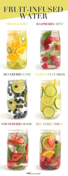 fruit - infused water is an easy way to keep your body hydrated