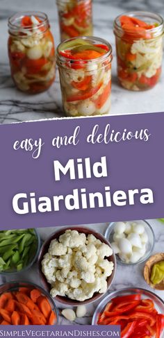 mild giardiniera recipe #mildgiardiniera #giardiniera #pickledvegetables #homemadegiardiniera Gardinera Recipes, How To Make Giardiniera, Gardeniera Recipe, Pickled Vegetables Giardiniera, Gardenaire Recipes, Canning Giardiniera Recipe, Homemade Giardiniera Recipe, Giardiniera Recipe