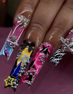 Old School Nail Designs