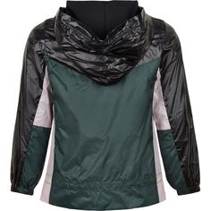 Designed in Denmark A sleek and versatile windbreaker that will easily take you from workouts to week-end wear. Features a color block detail on side panels, sleeves and back in a mix of blush pink, a deep emerald green and the perfect touch of neon. Made in a lightweight fabric to keep you cool during activities. Interior is fully lined in a fine mesh to wick away moisture. Pull drawstring for a more structured look or leave it loose for a relaxed fit. Features: Lightweight fabric Mesh interior Deep Emerald Green, A Color, Keep Your Cool, Week End, Panel Siding, Emerald Green, Denmark, Blush Pink, Color Block