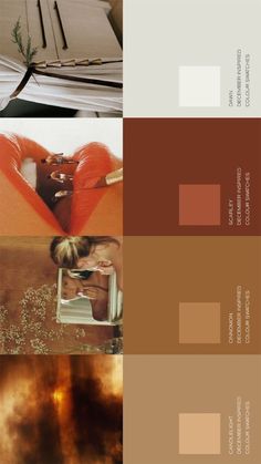 Ginger Color Palette, Interior Design Branding, Cosy Fireplace, Unique Website Design, Meditation Studio, Orange Color Palettes, Hex Color Palette, Bold Color Palette, Brand Color Palette