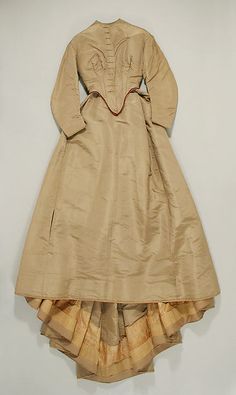 1866-1867 | Ensemble | American | The Met Crinoline Dress, 19th Century Women, Century Dress, Art Costume, Costume Institute, Dinner Dress, Historical Costume