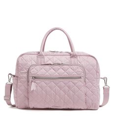 Vera Bradley Weekender Travel Bag : Hydrangea Pink - Image 1 Jewelry Travel Bag, Melanie Martinez Concert, Weekend Travel Bags, Frequent Flyer Miles, Travel Bags For Women, Concert Fits, Travel Companion, Travel Jewelry, Vera Bradley Backpack